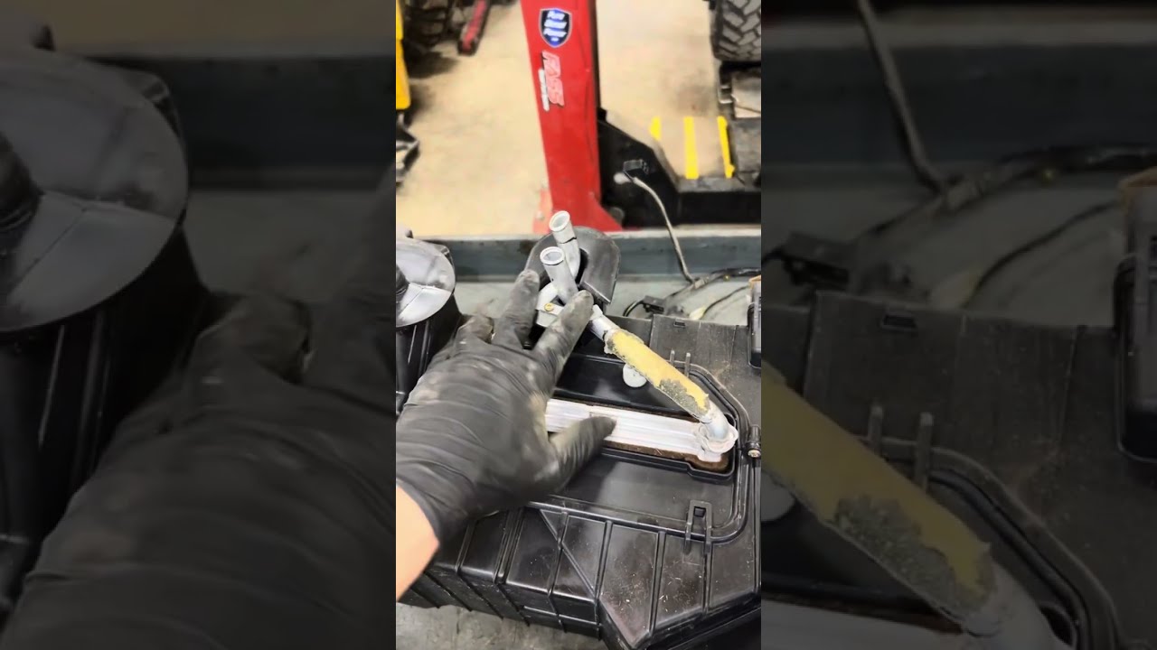 Установка двери Dodge Blend Door USA 3-го поколения