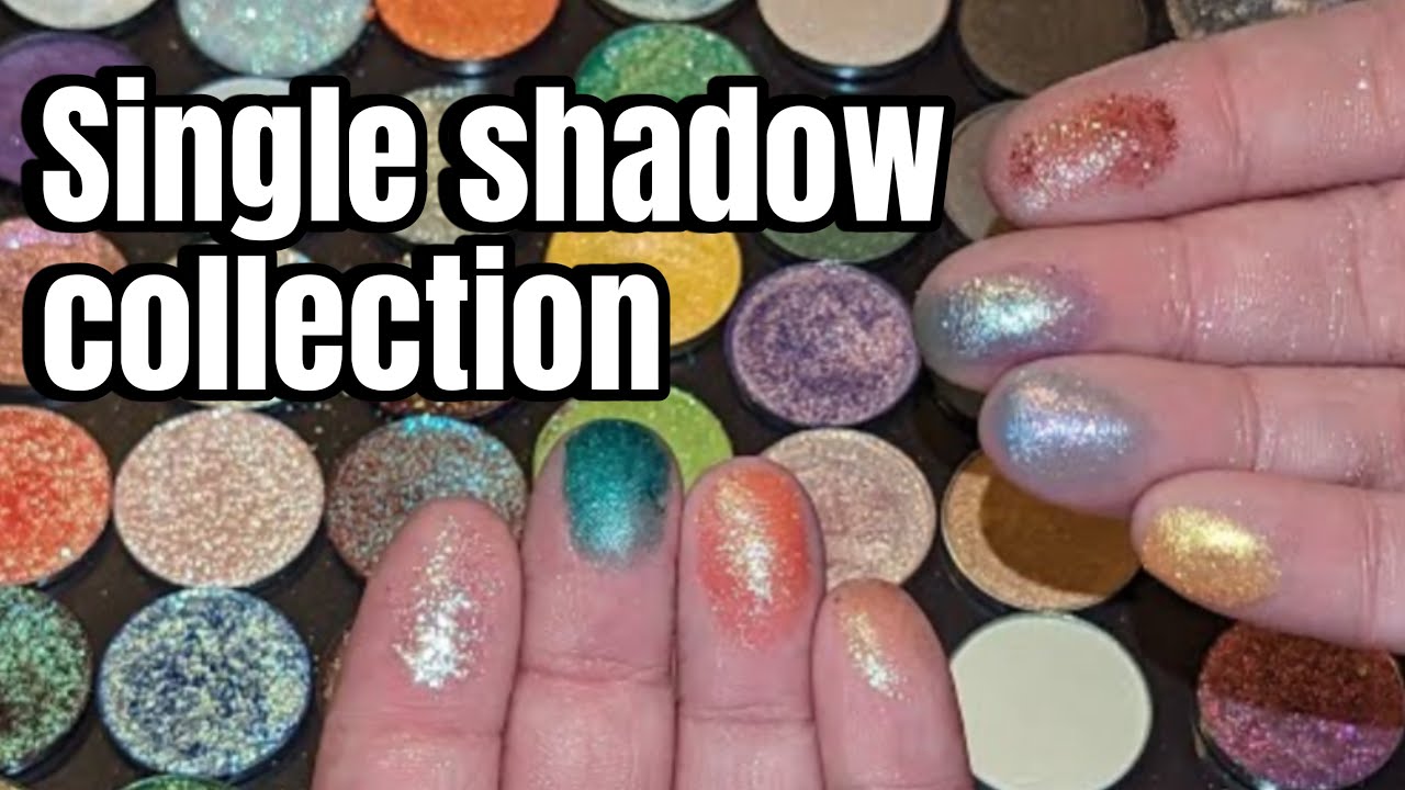 My entire single eyeshadow collection (cream,liquid, pigments, multichrome, indie, etc.)