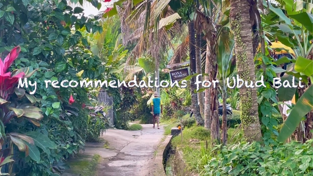 【バリ島　ウブド】のススメ、私の場合 🇮🇩My recommendations for Ubud Bali.🇮🇩Jalan-Jalan di Ubud 🇮🇩#ひとり旅