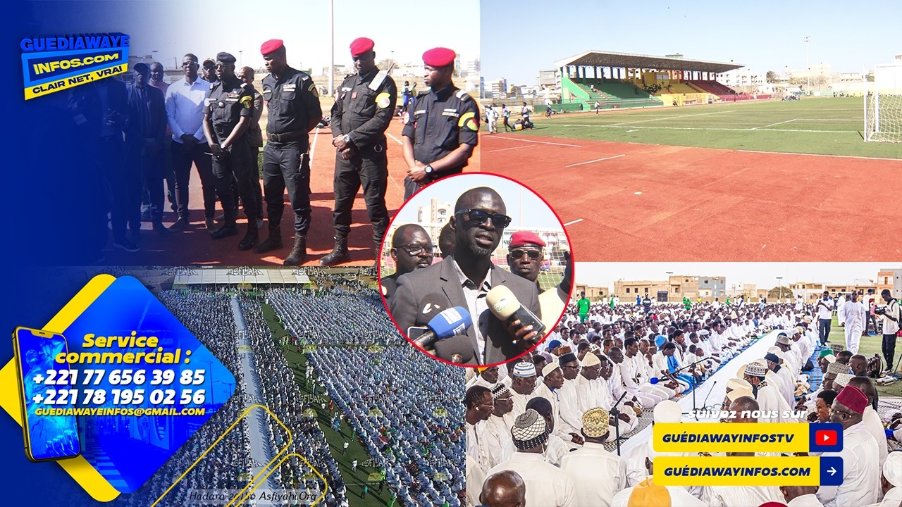 Grand Méga Hadara à Guédiawaye:le Préfet et Abnahul Hadara en visite de finalisation au stade Amadou