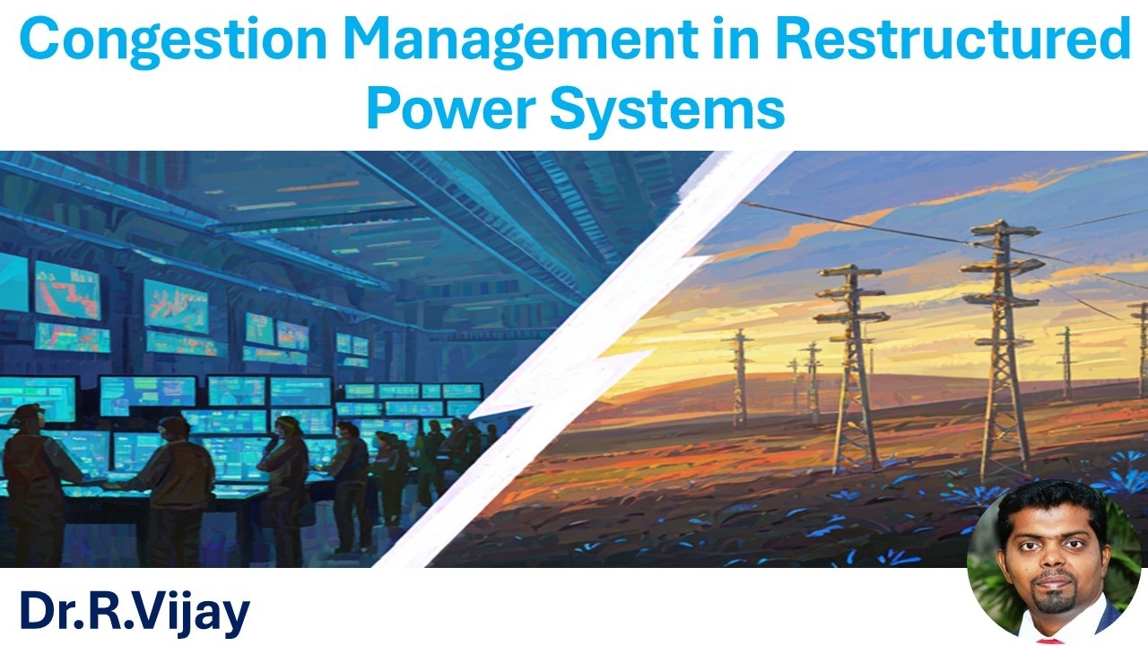Congestion Management in Restructured Power Systems #rps