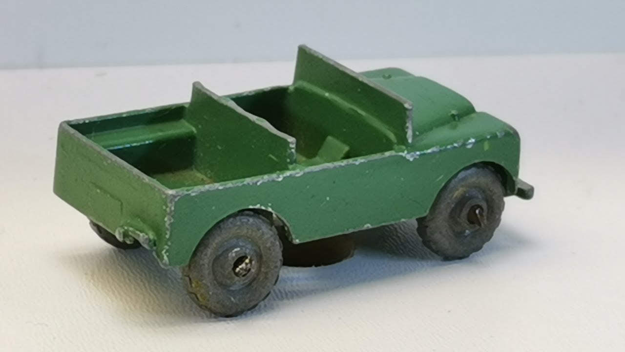 "Matchbox" реставрация Моко Land Rover nr 12A литья под давлением водителя автомобиля