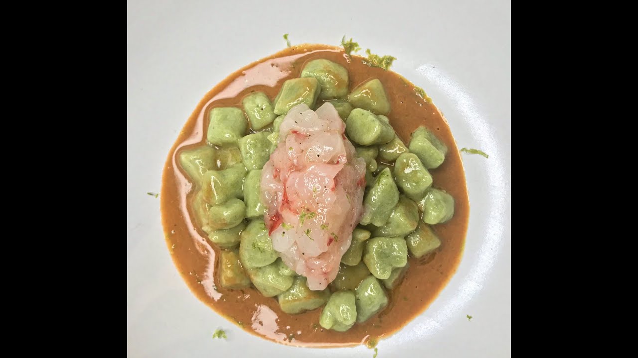RICETTA GNOCCHI GLUTEN FREE DI BROCCOLO CON SALSA DI GAMBERI E TARTARE