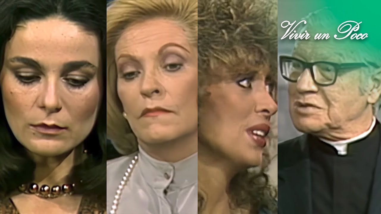 El padre Benigno pone en su lugar a Lilia, Alfonsina y Aura | Vivir un poco | C- 144 | tlnovelas