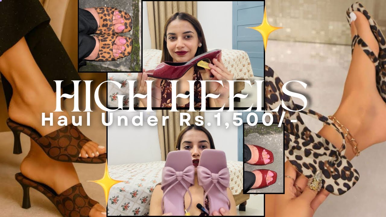 Myntra High Heels Under Rs.1500/- | Try-On | Review | 🧿❤️ |