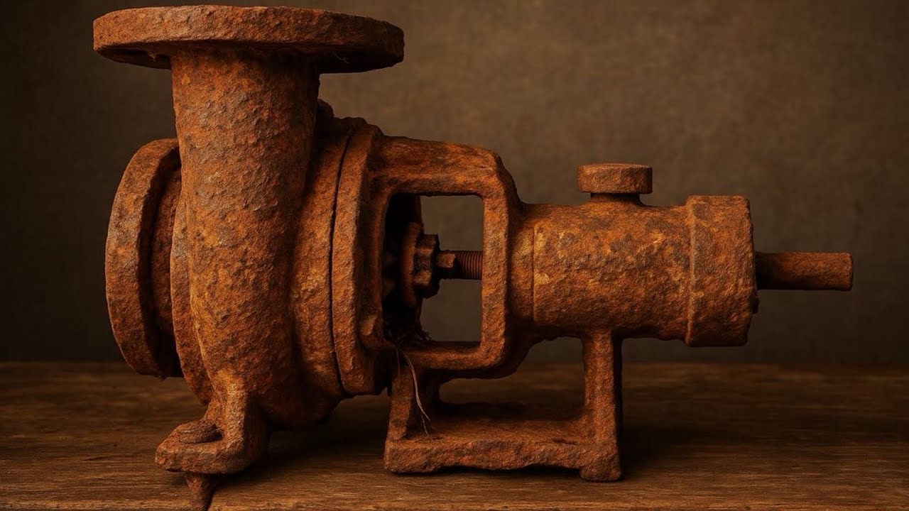 Amazing Transformation of a Severely Rusted Pump