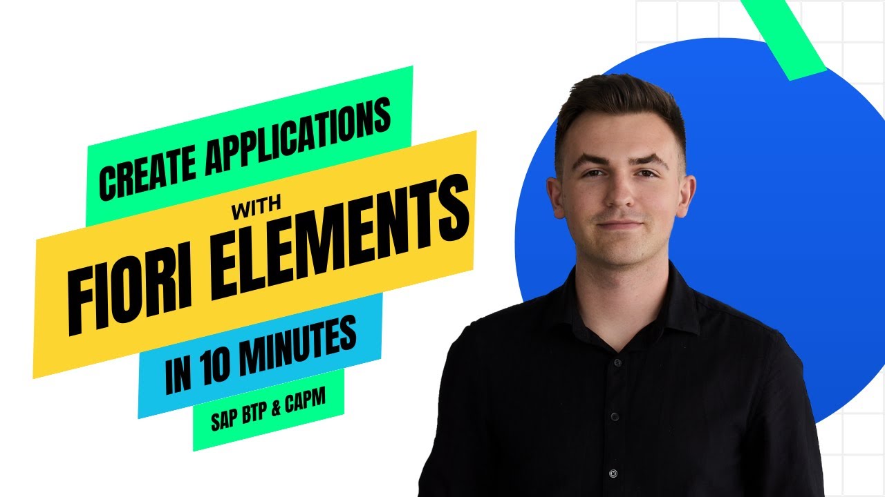 Создание приложения Fiori Elements за 10 минут с использованием инструментов повышения производит...
