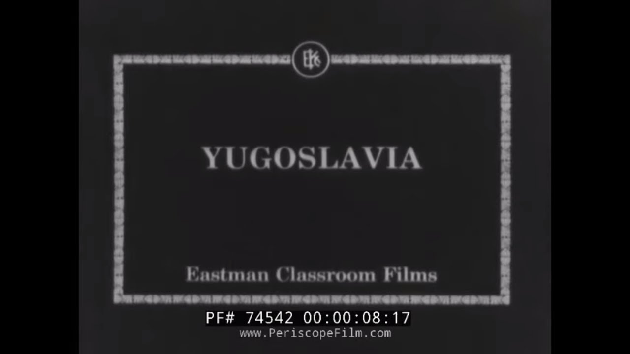 YUGOSLAVIA AND BELGRADE / SERBIA 1930s SILENT FILM TRAVELOGUE  74542