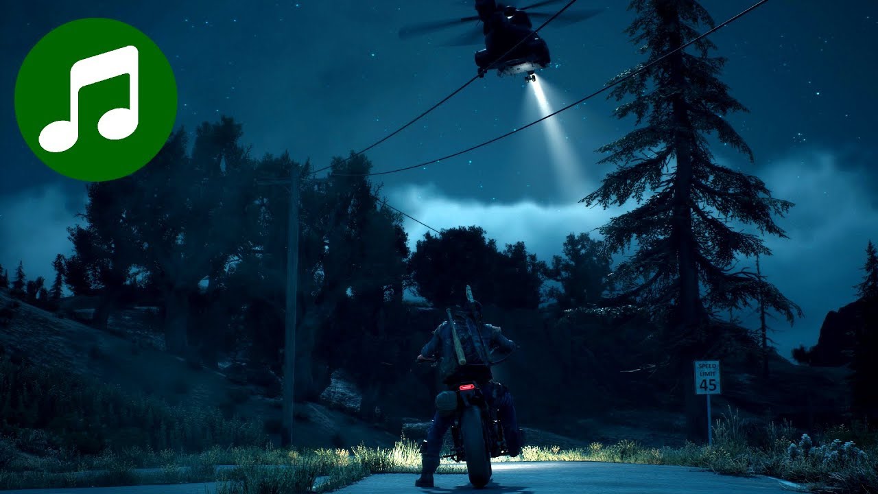 DAYS GONE Music & Rain Ambience 🎵 Good Night Chill Mix (Days Gone OST | Soundtrack)