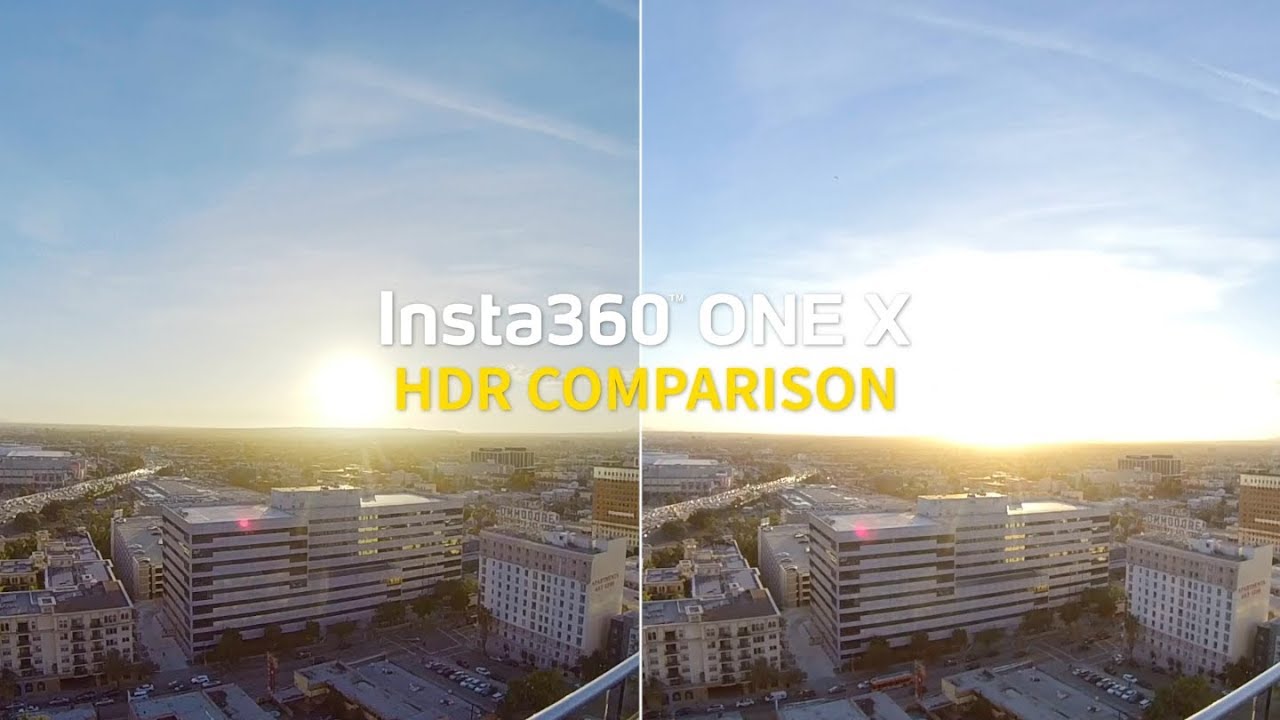 Insta360 ONE X - HDR Video Comparison