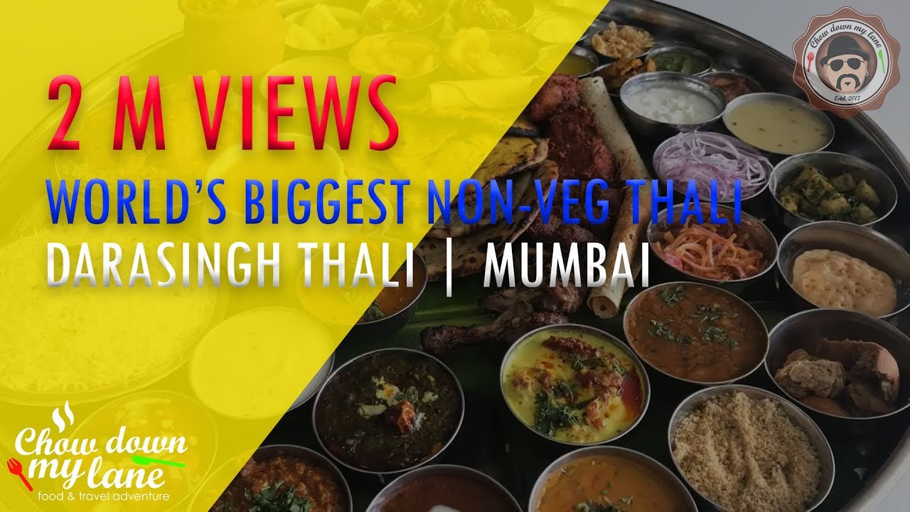 World's Biggest Non Veg Thali in Mumbai || Dara Singh Thaali || Masaledaar by Mini Punjab