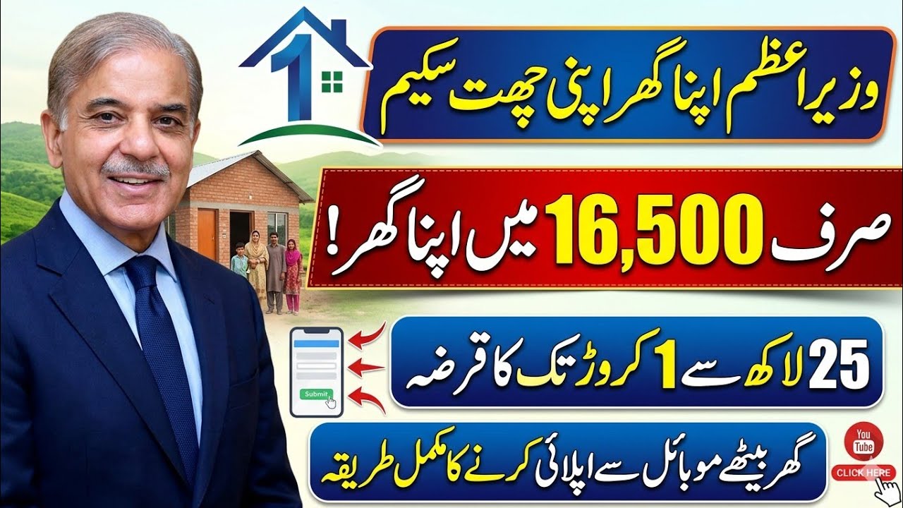 How to Apply in Apna Ghar Scheme 2026 | Apna Ghar Apni Chat Program Apply Karne Ka Tarika 