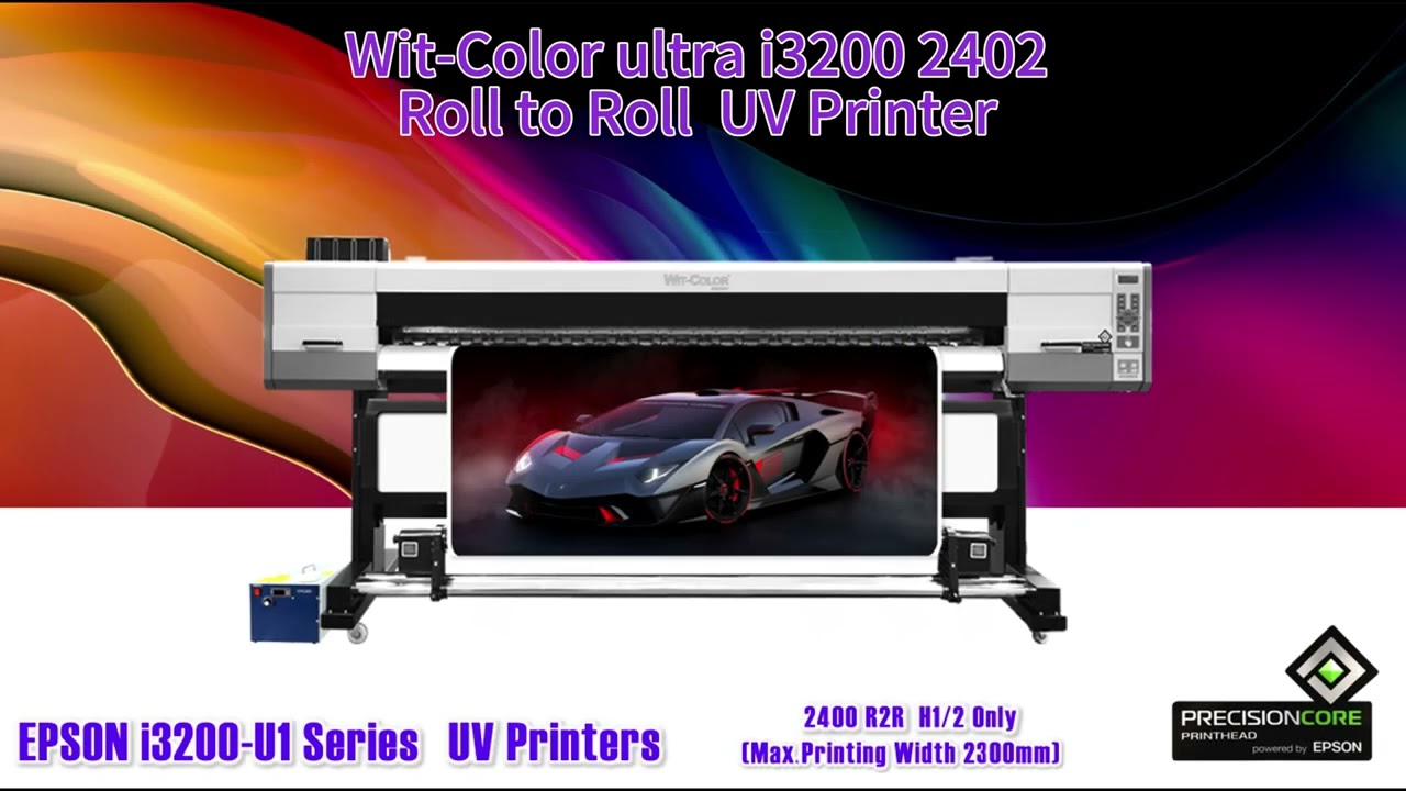 Wit-Color Ultra i3200 2402 UV Roll-to-Roll Printer -