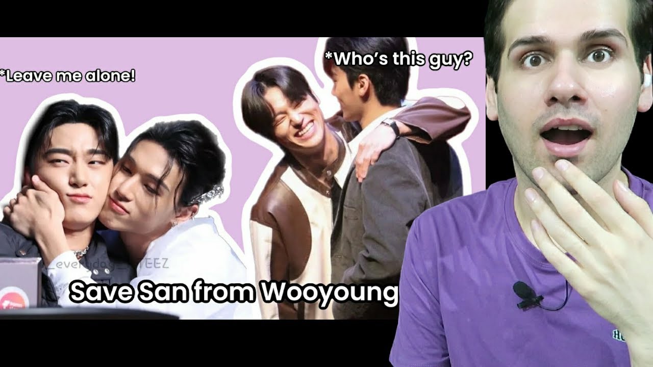 Woosan Moments | Wooyoung testing San’s patience over and over AGAIN!! (Ateez) Reaction