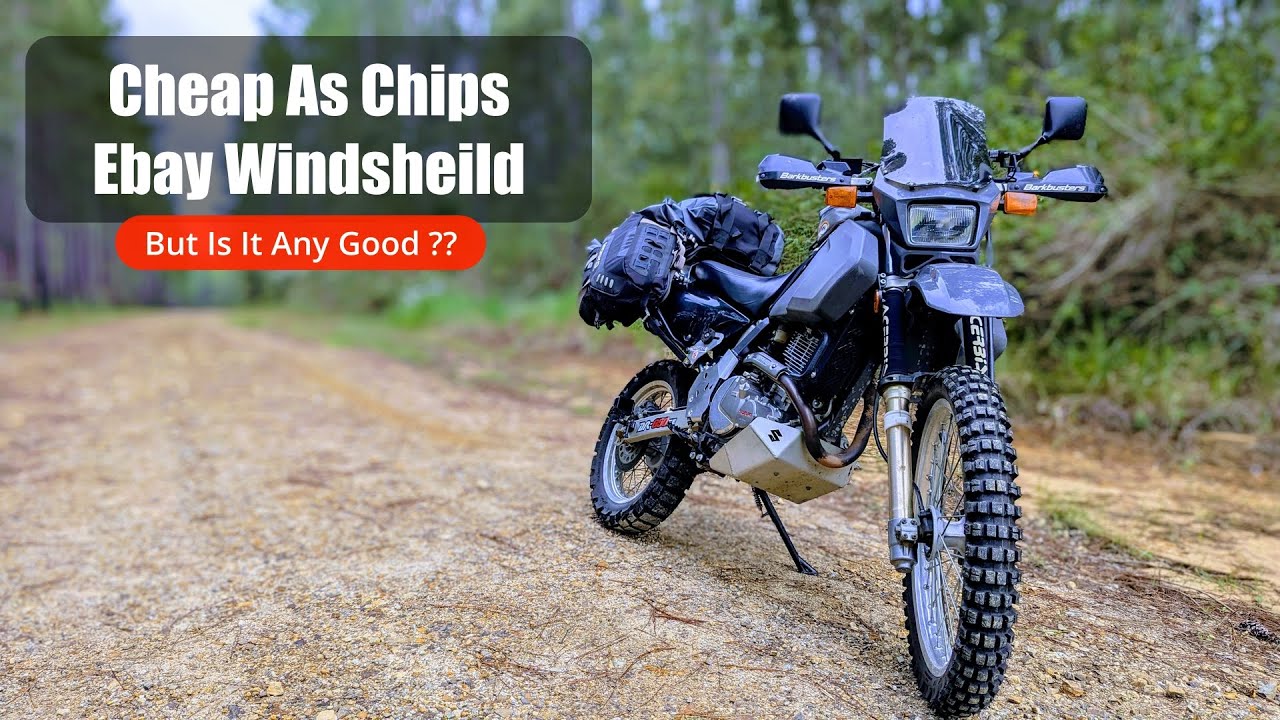 DR650 $89 Windshield & Install