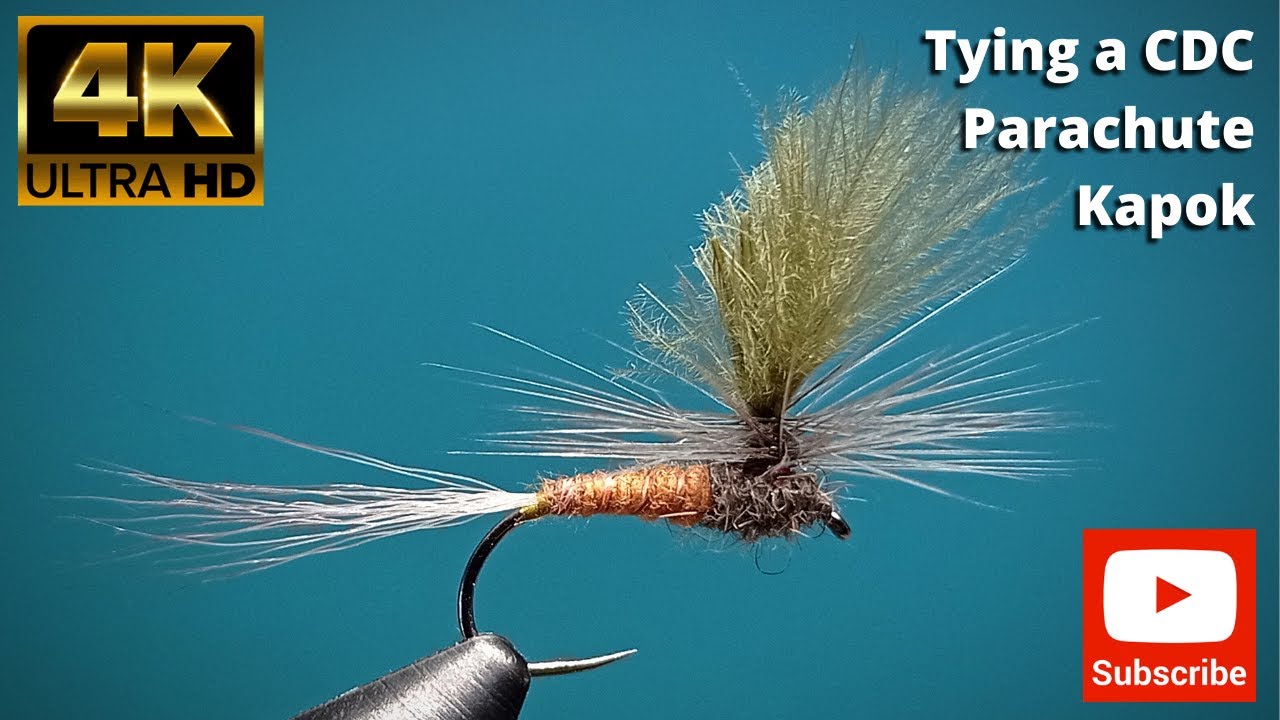 Tying a Dry CDC Parachute kapok by George 4K