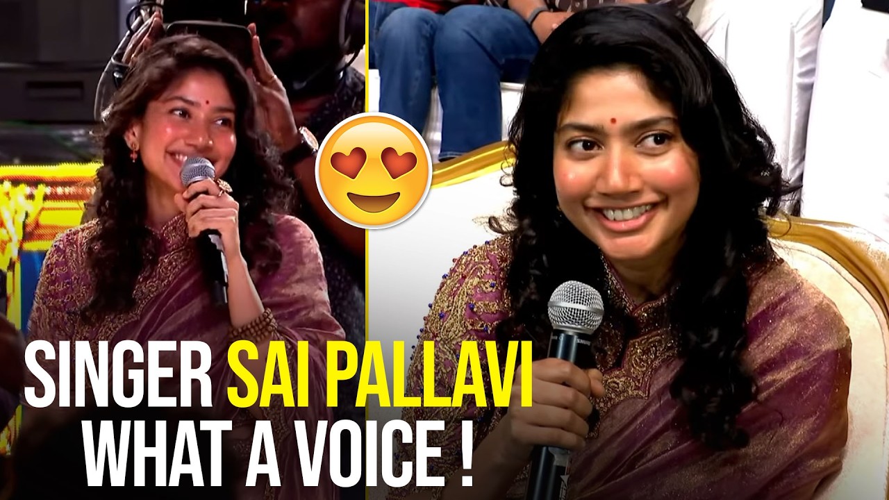 Sai Pallavi Mesmerizes Everyone with Her Singing, What a Voice 👏❤️ | #Ramayana