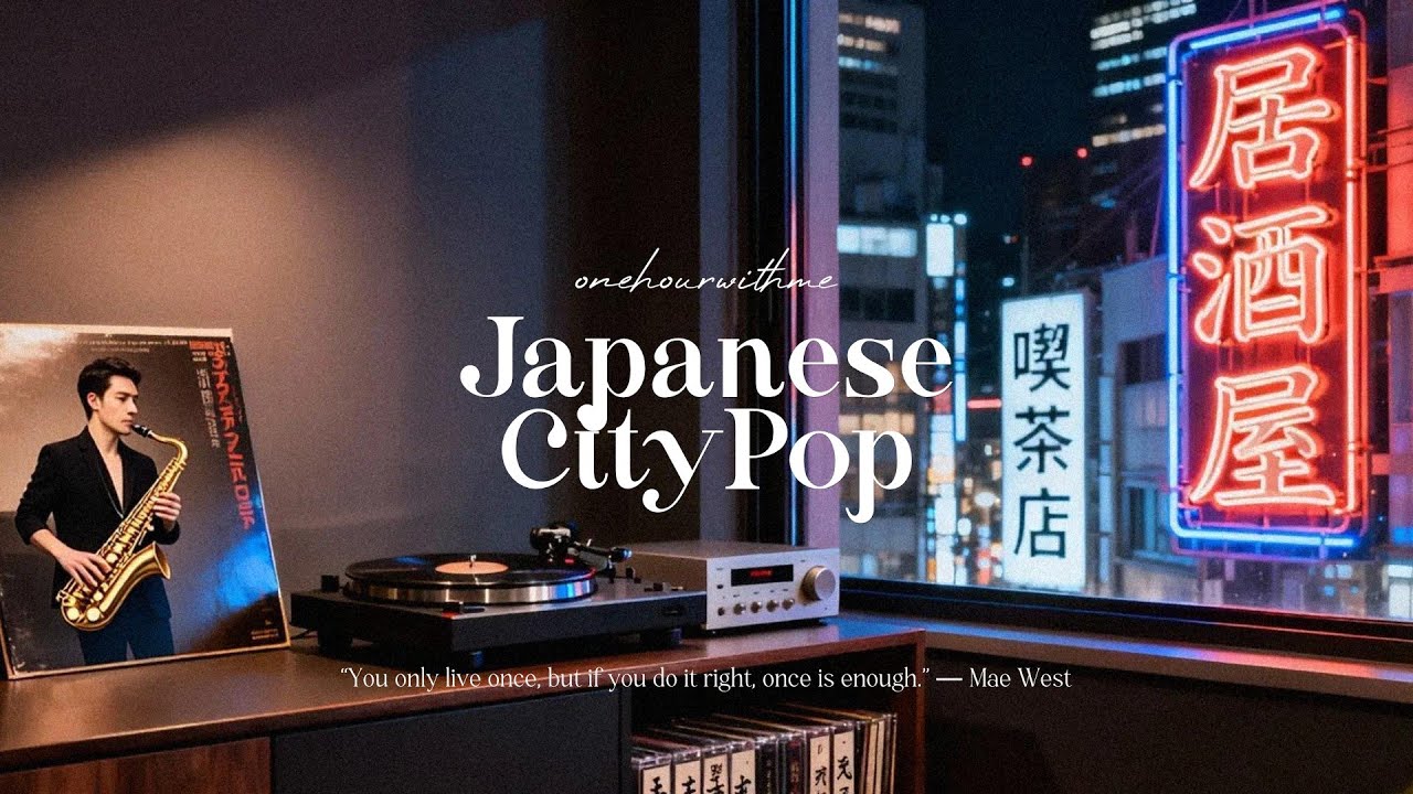 🍵[Playlist] 1 Hour 70s-80s Japanese CITY POP  with beautiful Saxophone melody | Chill, Relax, Dance