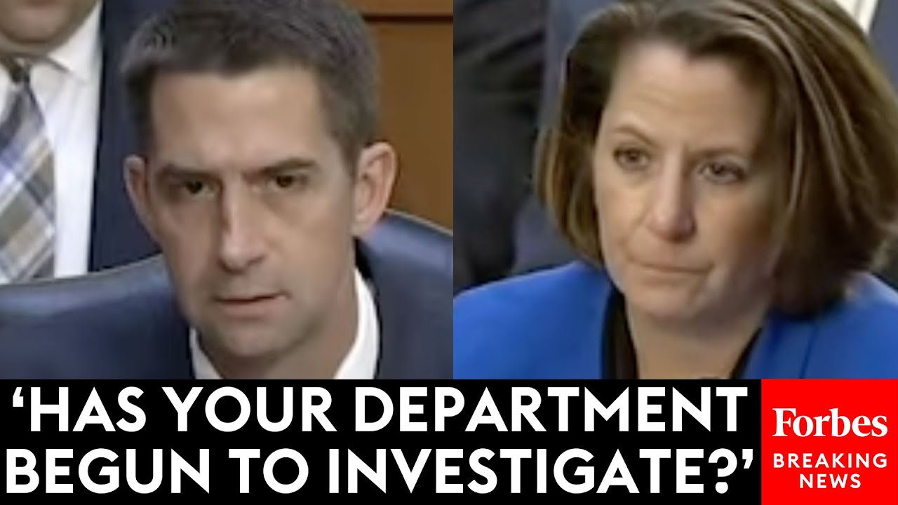Tom Cotton Asks Deputy AG If DOJ Will Investigate 'Democratic Mob' Disrupting Tennessee Legislature