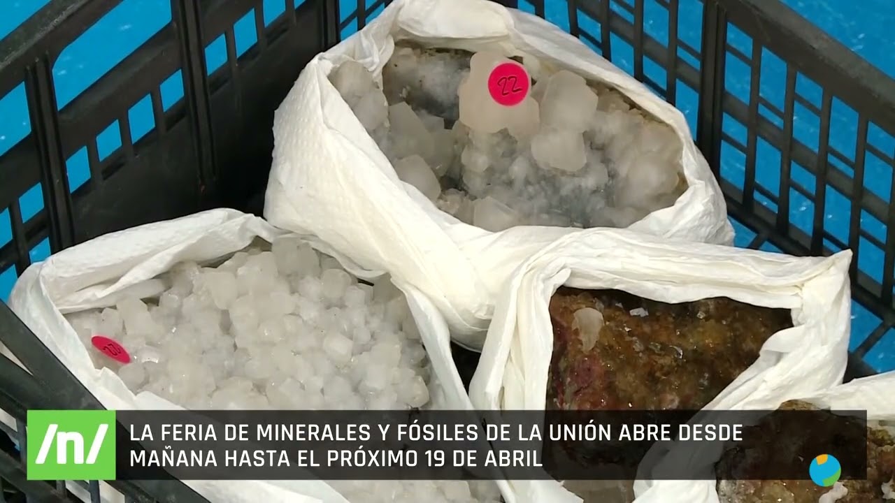 16/04/2025 La Feria de Minerales y Fósiles de La Unión abre desde mañana hasta el 19 de abril