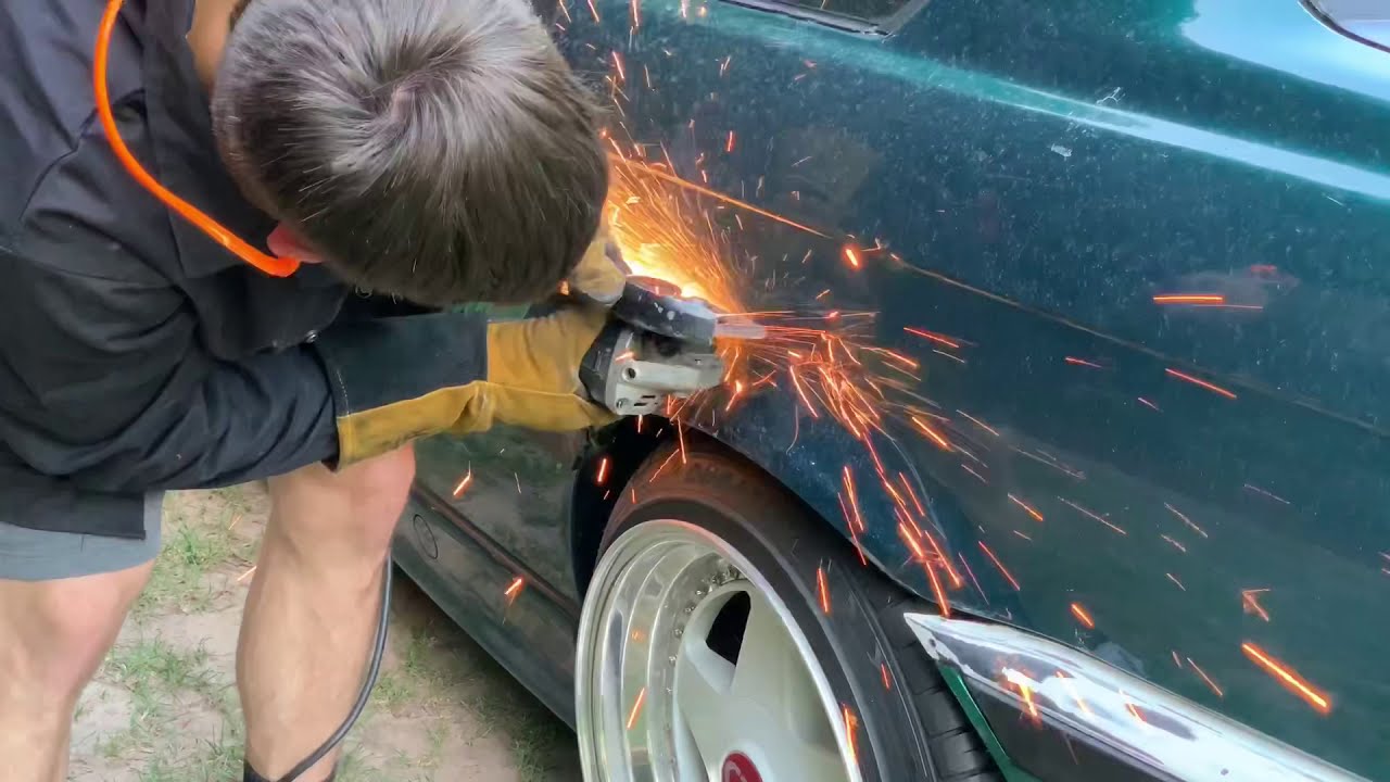 E36 over fender install
