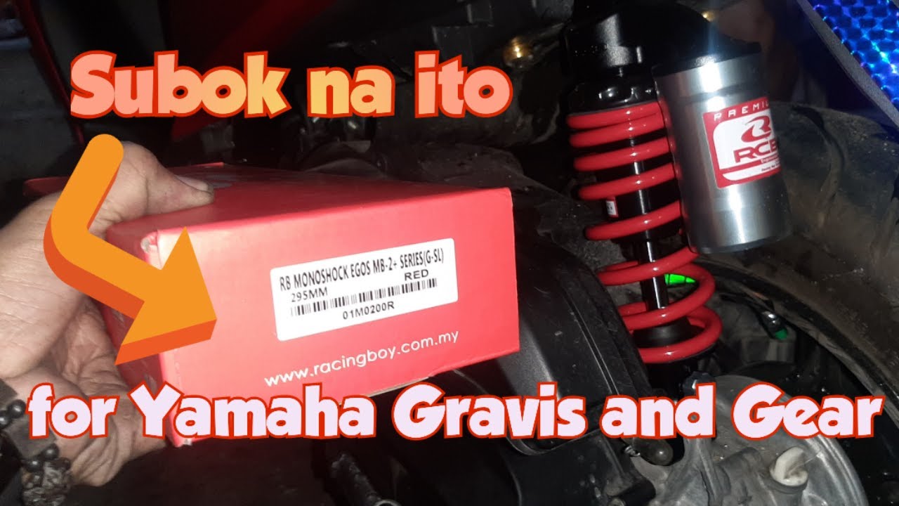 HOW TO INSTALL RCB REAR SHOCK IN YAMAHA GRAVIS