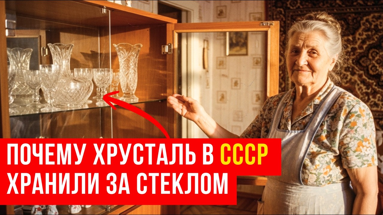 Почему в СССР все ставили хрусталь в сервант и никогда не использовали?