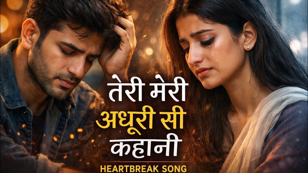 Teri Meri Adhuri Kahani 💔 | Sad Love Story Song | Heart Touching Hindi Song