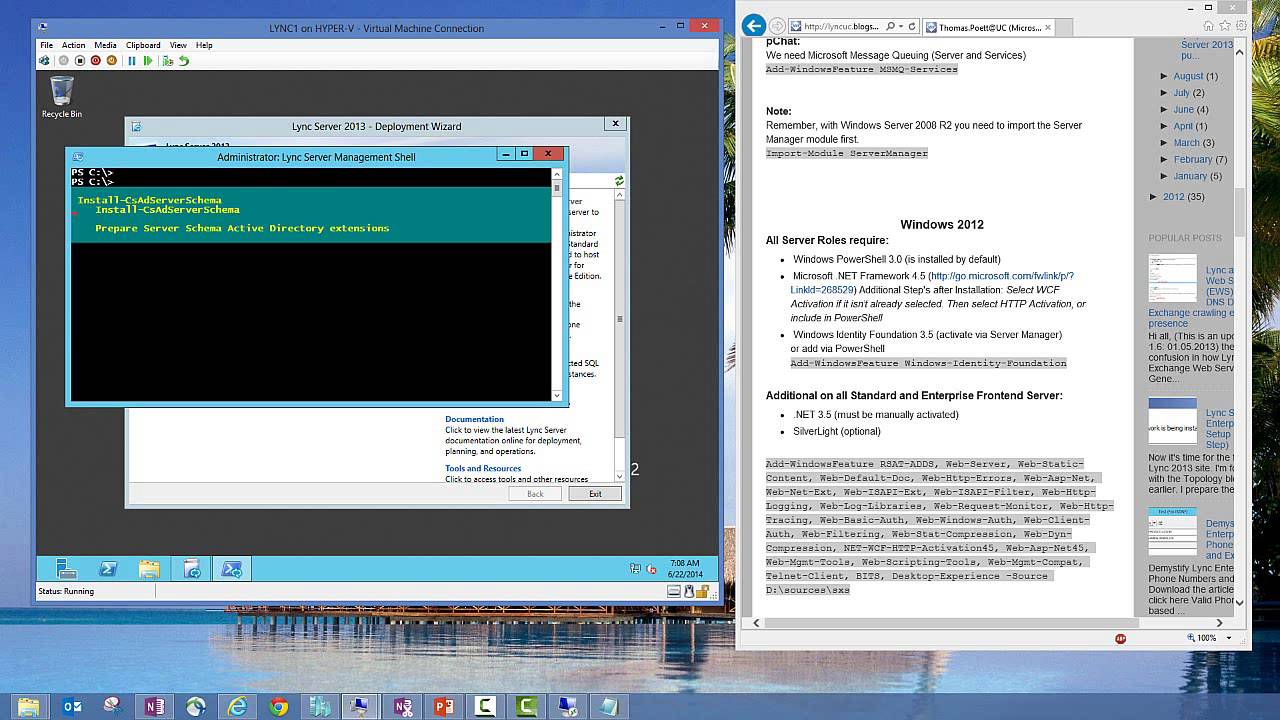 Установка Lync Server 2013 Standard: Быстрый старт