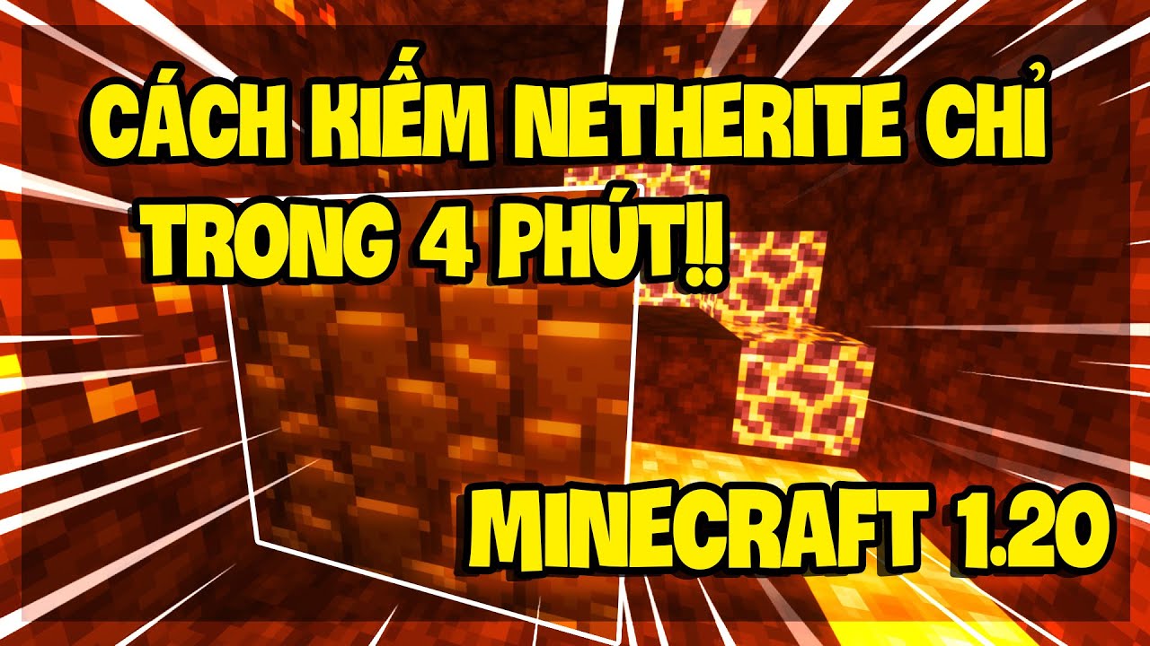 C&Aacute;CH T&Igrave;M NETHERITE SI&Ecirc;U DỄ TRONG 4 PH&Uacute;T MINECRAFT 1.21! | THE BEST WAY TO FIND NETHERITE IN 1.21!!
