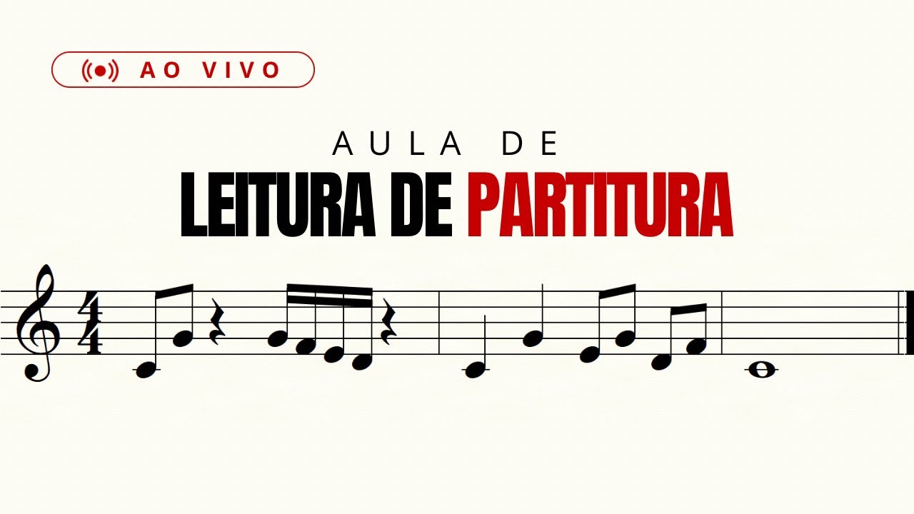 AULA GRATUITA DE LEITURA DE PARTITURA COM SÉRGIO MORAES