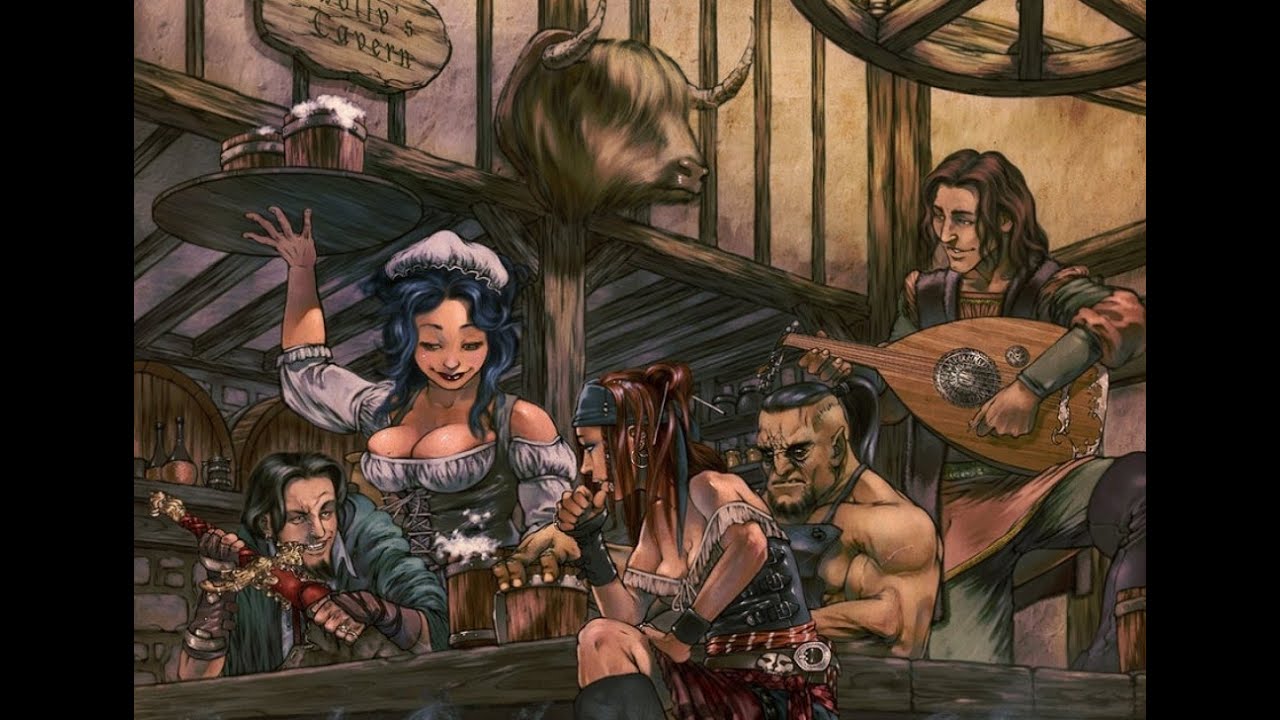 Sailor Ambient Music | Epic Pirate Tavern Ambient | Fantasy Ambience | Snug Harbor Inn