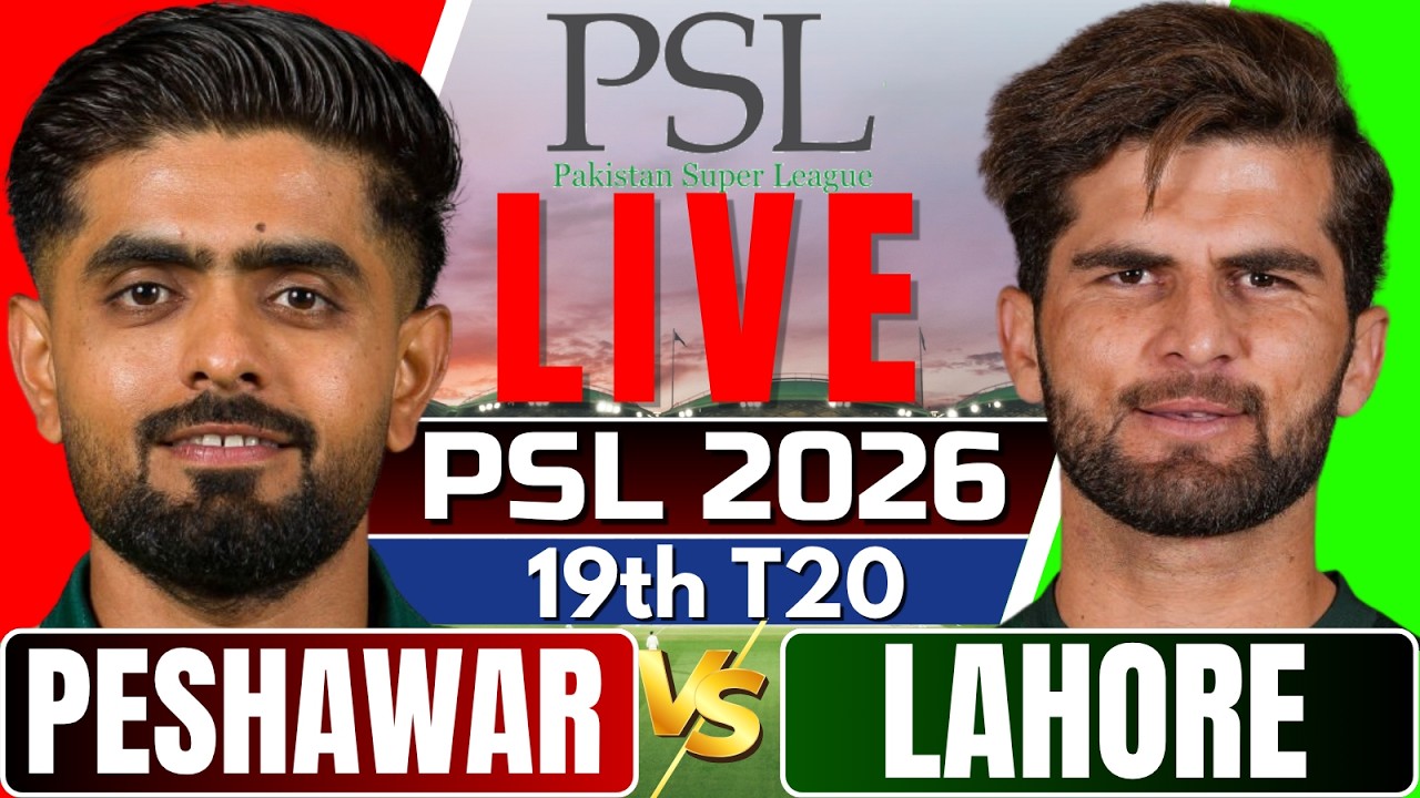 🔴Live: LHQ vs PSZ, PSL 2026 19th T20 | Live Scores & Commentary | Lahore vs Peshawar