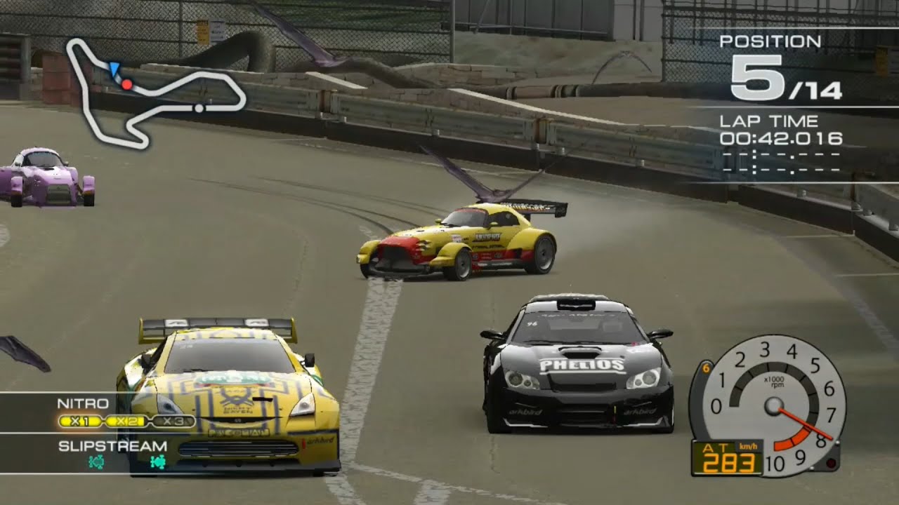 Ridge Racer 7 Maker's Trial ARKBIRD with StarnoseCmplete at Lost Ruins R [Spectator view]