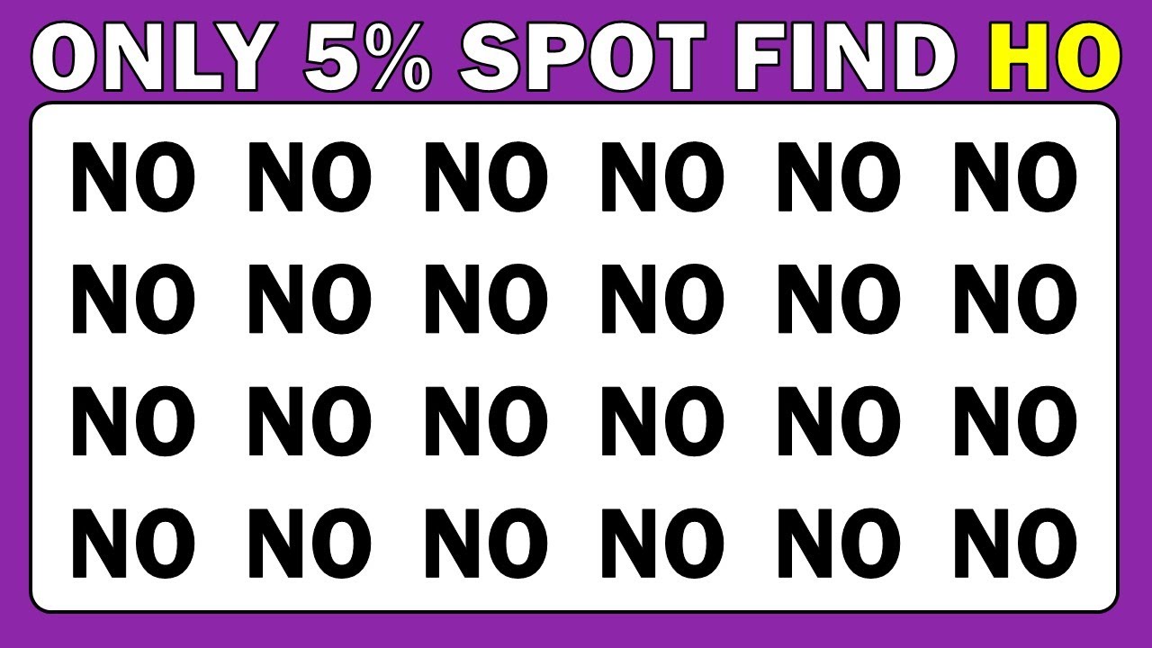 Find the Odd One Out | Test Your Observation Skills | Spot the Different Number and Letter Edition.