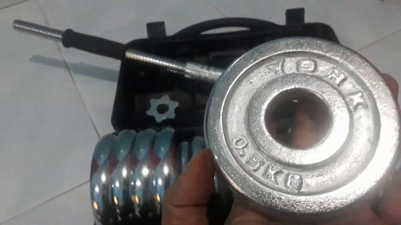 30 kg York Chrome Dumbbell Set Unboxing
