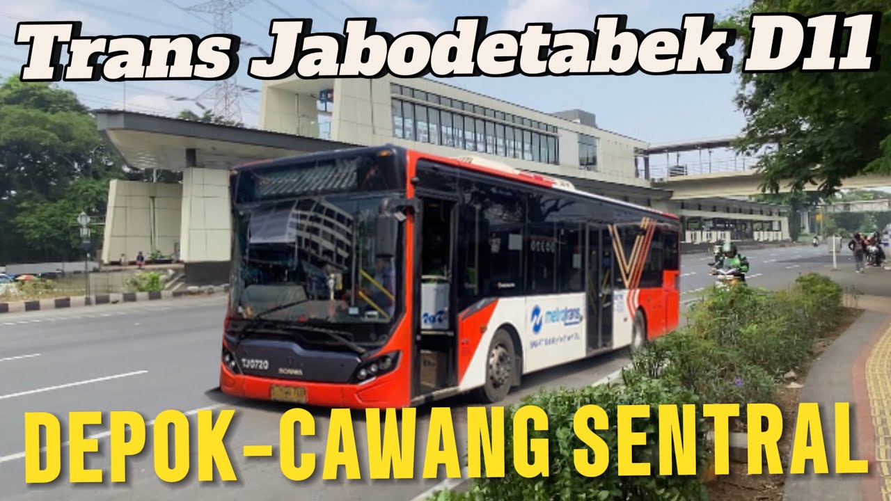 Terminal Depok Baru - Halte Cawang Sentral, 71 menit, Mampir St  LRT Harja Mukti #transjabodetabek