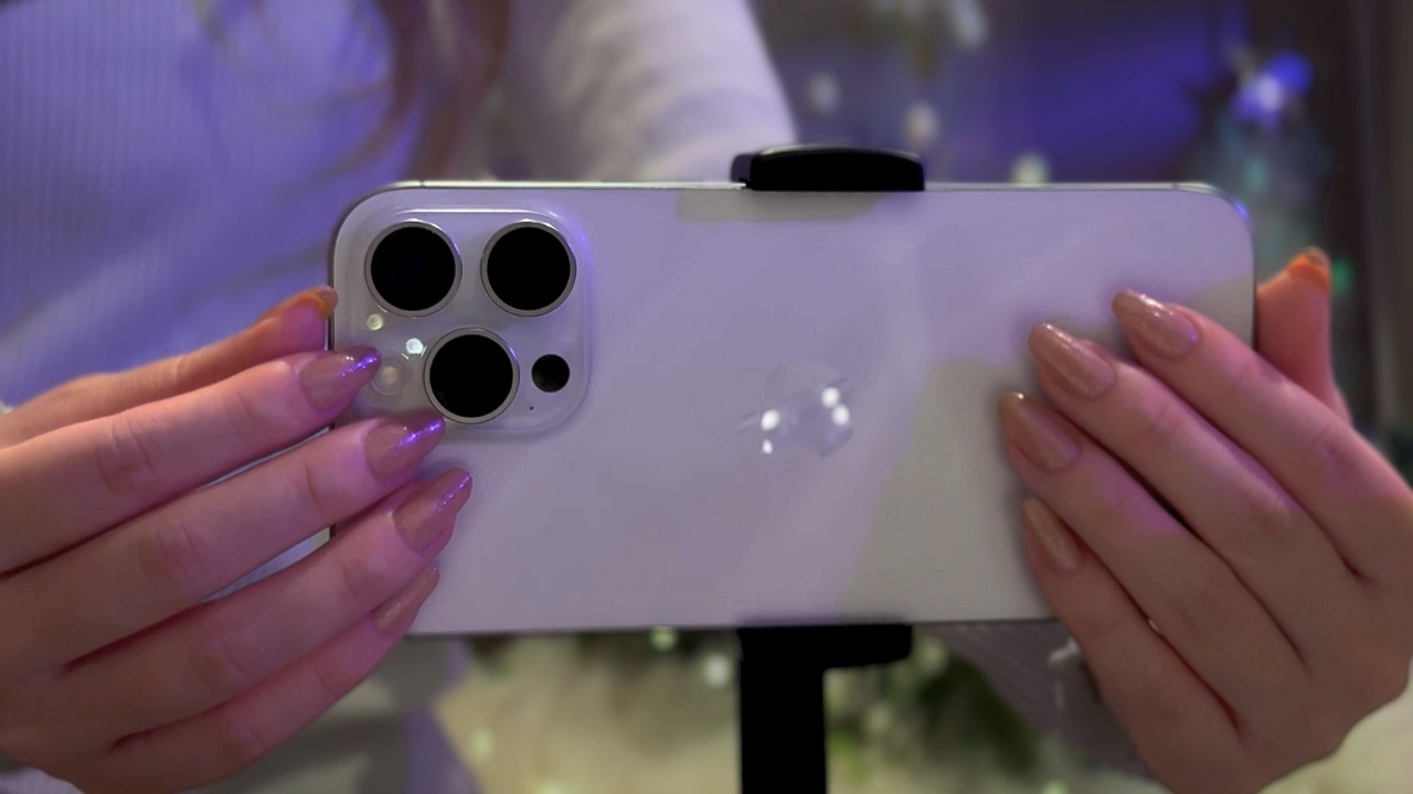 ASMR iPhone Camera Tapping & Scratching | Addictive Sounds 📸✨ (No talking,No mouth sounds)