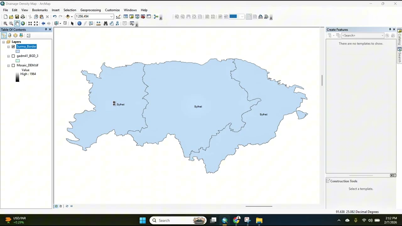 Drainage Density & Flash Flood Risk Analysis in ArcGIS