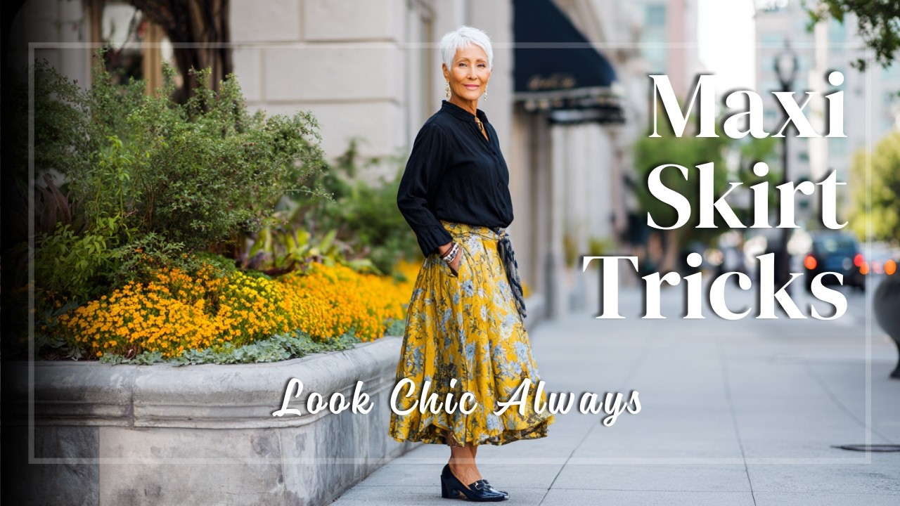 Maxi Skirts After 60: How to Look Elegant Without Looking Short or Frumpy