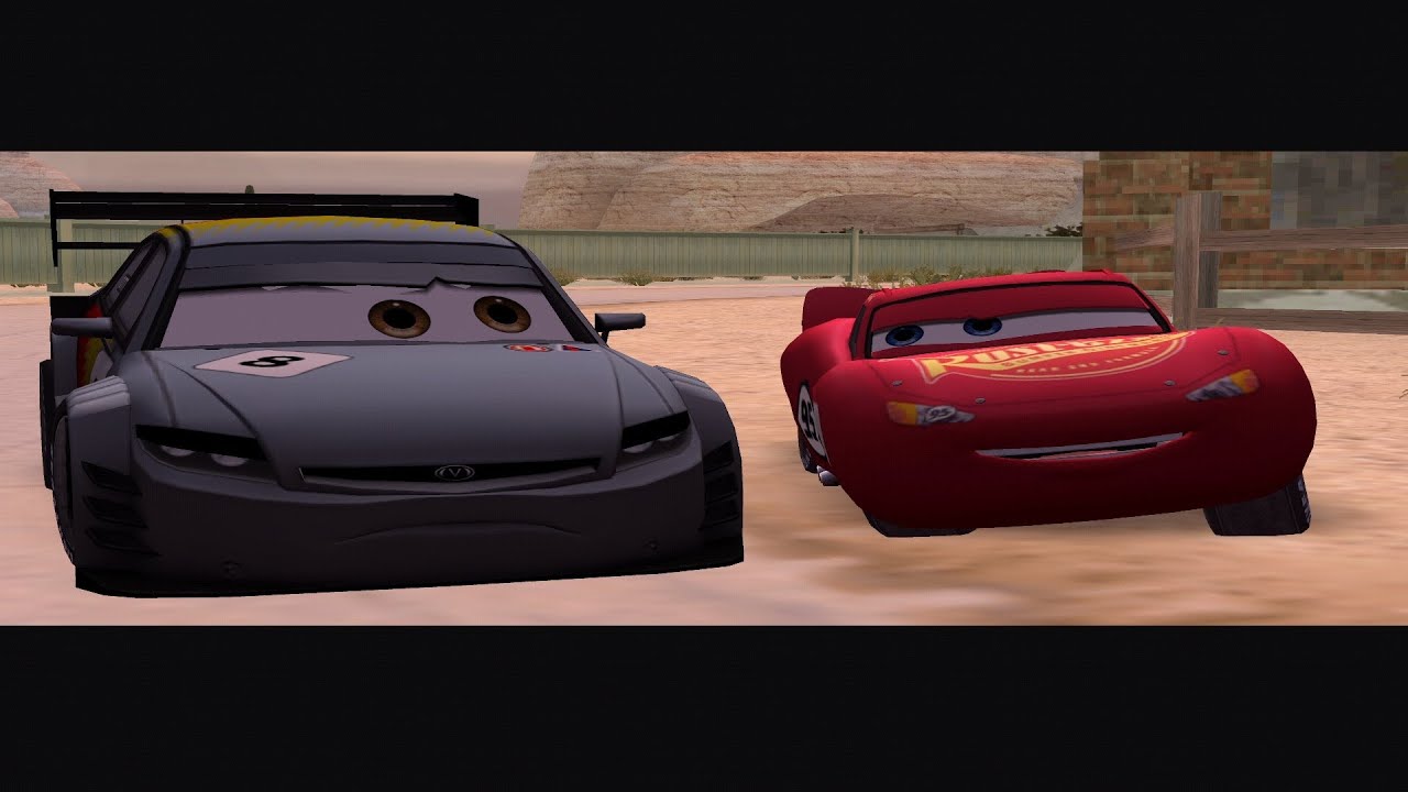 Cars Mater-National PS2 - North Willy's Butte (PCSX2)