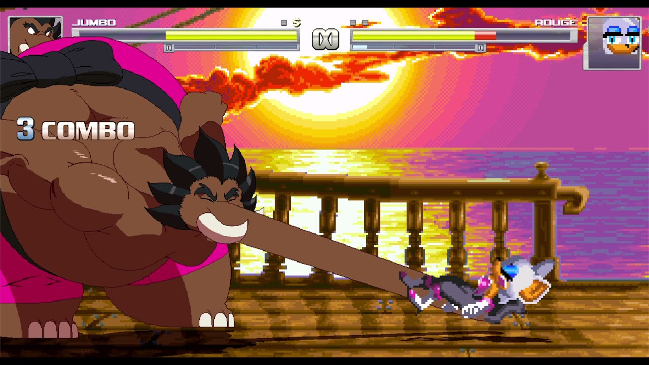 (M.U.G.E.N Request) Jumbo Elephant vs Rouge