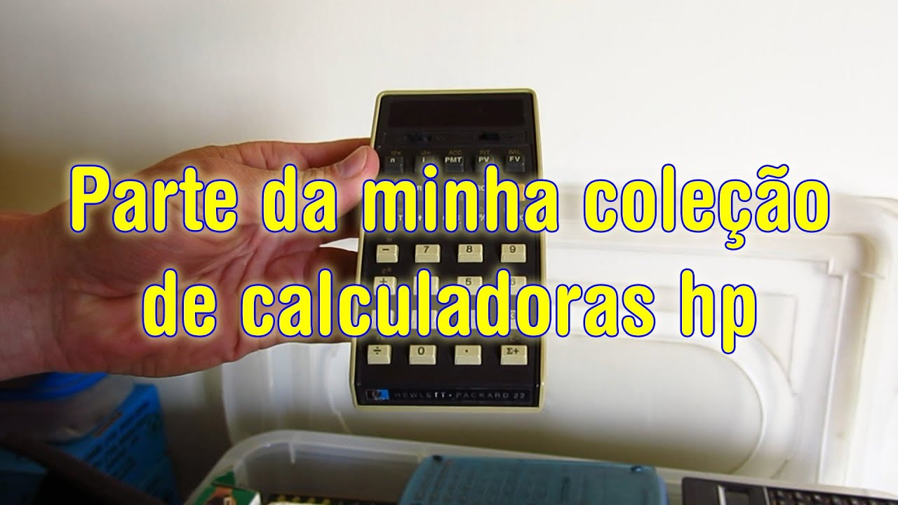 Parte da minha coleção de calculadoras hp (hp 41c, hp 67, hp 25, hp 28s, hp 48sx e muitas outras)