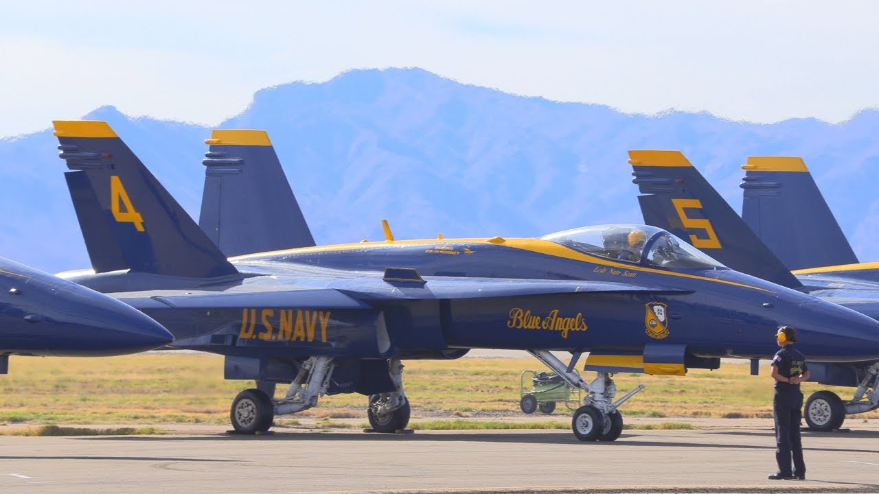 Blue Angels Engine Start Up!