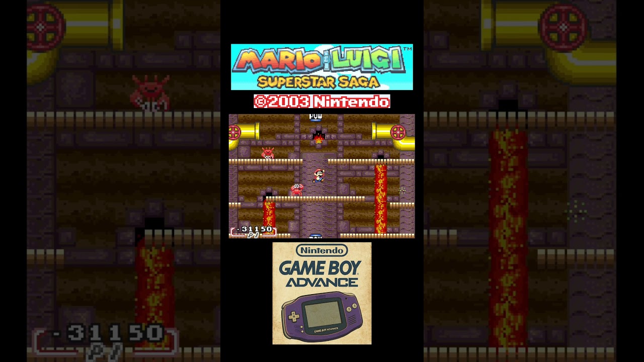 Mario & Luigi: Superstar Saga マリオ＆ルイージRPG (Machine type: Game Boy Advance) 4K