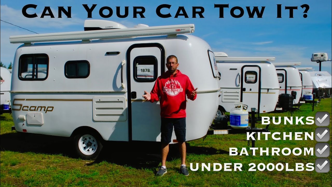 Scamp 16: The Original Lightweight Bunkhouse Camper with a Bathroom