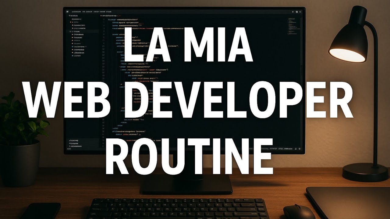 La Mia Routine da Web Developer 💻 | Vita da Programmatore