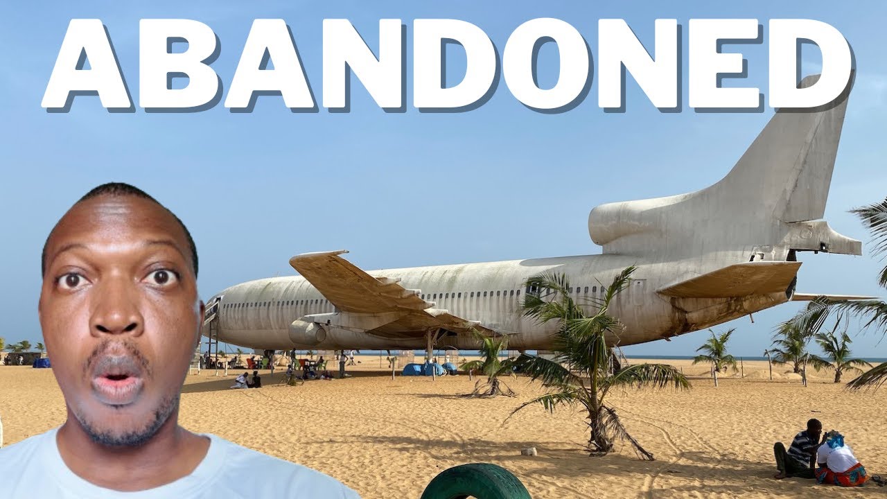 An Abandoned Plane on a Beach + Beach Life in Cotonou, Benin Republic