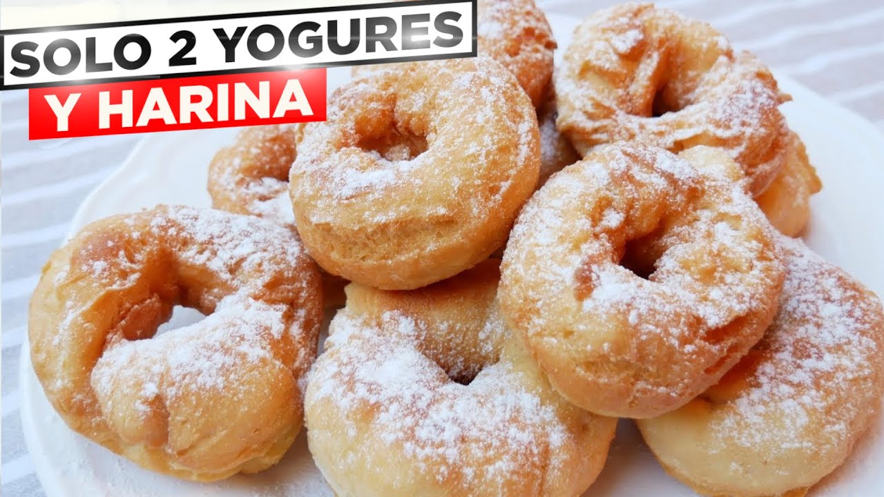 Solo 2 INGREDIENTES y en 5 MINUTOS 🥯😍 ROSQUILLAS RIQUÍSIMAS