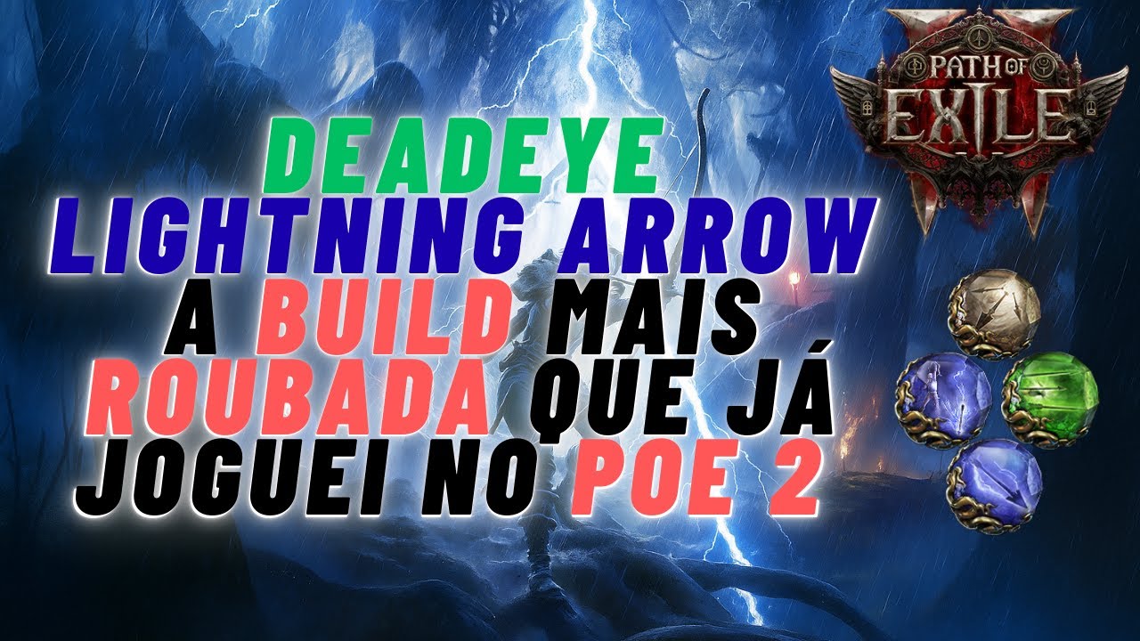 Path of Exile 2 - Lightning Arrow Deadeye está super APELONA!!!
